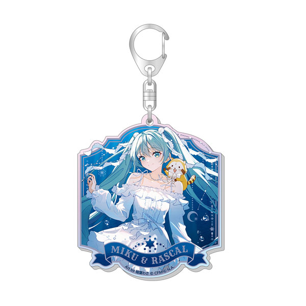 初音ミク×ラスカル 2025 オーロラアクリルキーホルダー 初音ミク