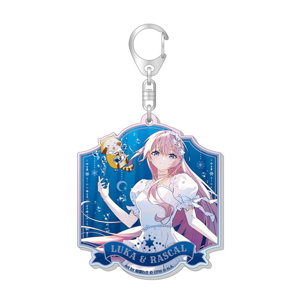 初音ミク×ラスカル 2025 オーロラアクリルキーホルダー 巡音ルカ