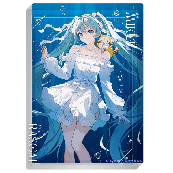 初音ミク×ラスカル 2025 アクリルブロック 初音ミク[キャラバン]《03