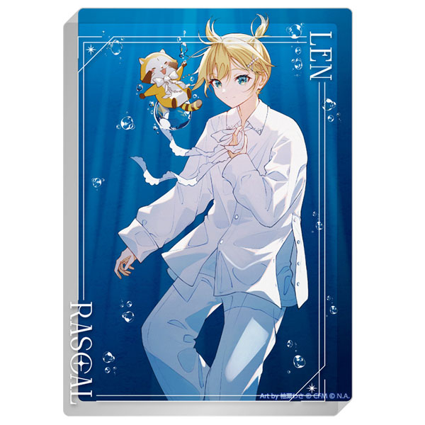 初音ミク×ラスカル 2025 アクリルブロック 鏡音レン[キャラバン]《03