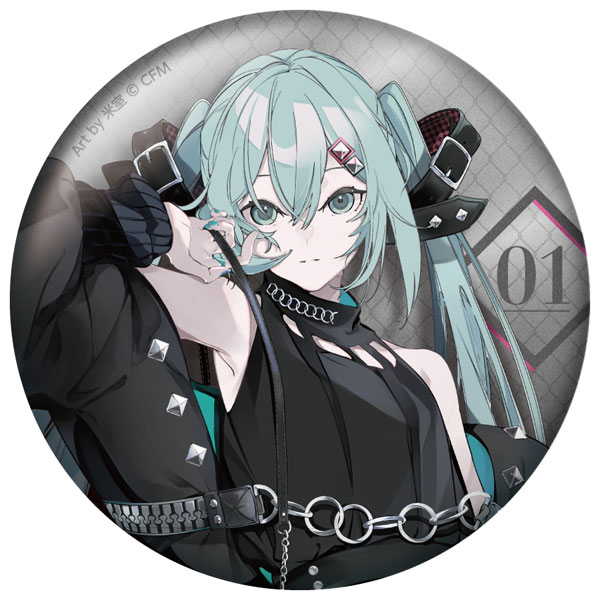 初音ミク　メタリック缶バッジ　10BOX 初音ミク×SOLWA メタリック缶バッジ Art by 米室[キャラバン]《03月