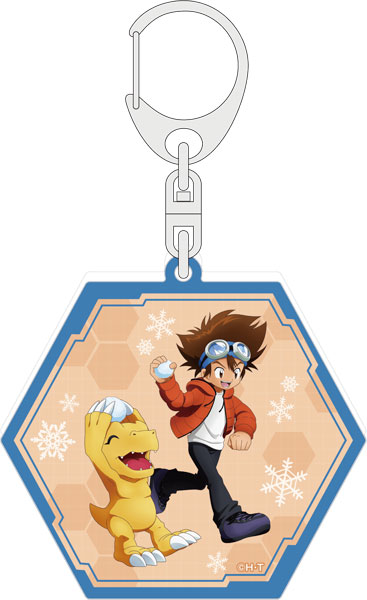 デジモンアドベンチャー ラメアクリルキーホルダー 八神太一＆アグモン[ムービック]《０２月予約》