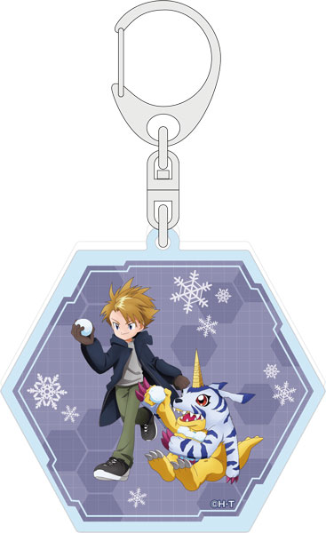 デジモンアドベンチャー ラメアクリルキーホルダー 石田ヤマト＆ガブモン[ムービック]《０２月予約》