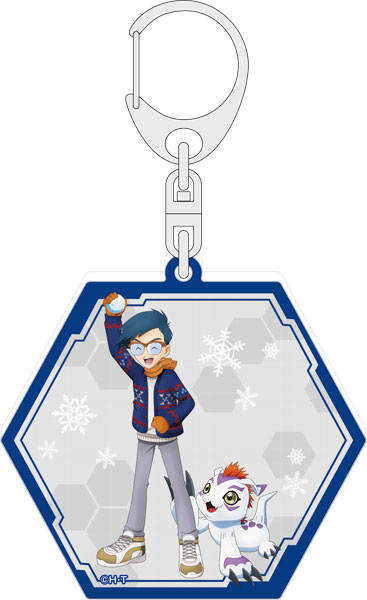 デジモンアドベンチャー ラメアクリルキーホルダー 城戸丈＆ゴマモン[ムービック]《０２月予約》