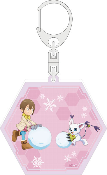 デジモンアドベンチャー ラメアクリルキーホルダー 八神ヒカリ