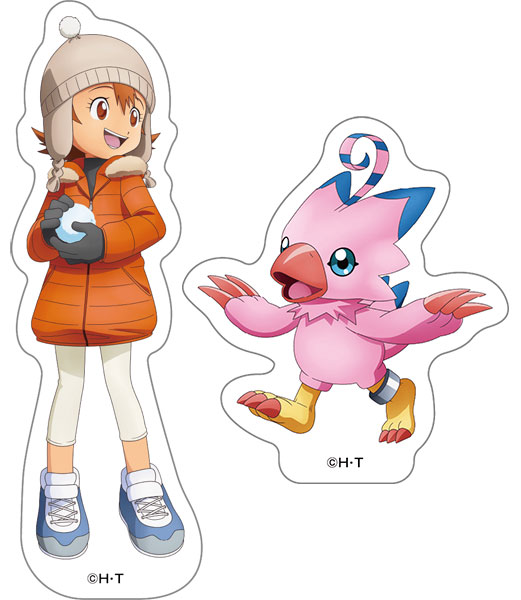 デジモンアドベンチャー ダイカットステッカー 武之内空＆ピヨモン[ムービック]《０２月予約》