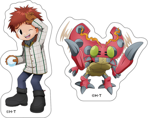 デジモンアドベンチャー ダイカットステッカー 泉光子郎＆テントモン[ムービック]《０２月予約》