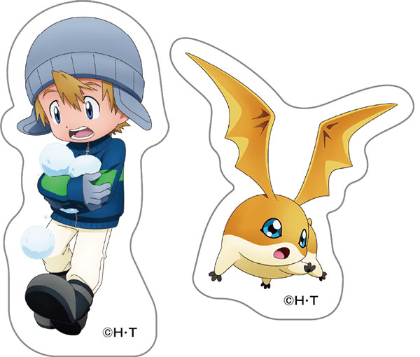 デジモンアドベンチャー ダイカットステッカー 高石タケル＆パタモン[ムービック]《０２月予約》