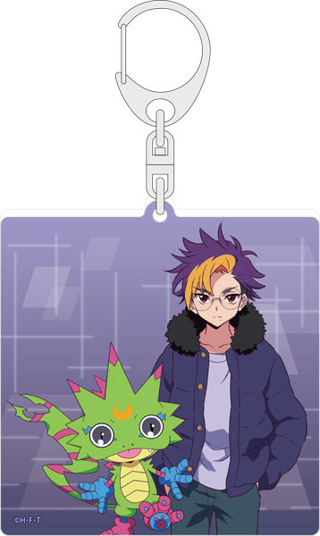 DIGIMON BEATBREAK ラメアクリルキーホルダー 天馬トモロウ＆ゲッコーモン[ムービック]《０２月予約》