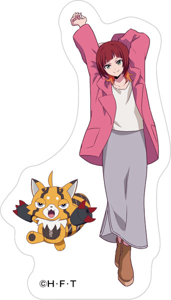 DIGIMON BEATBREAK ダイカットステッカー 咲夜レーナ＆プリスティモン[ムービック]《発売済・在庫品》