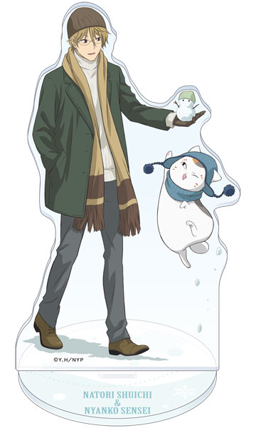 夏目友人帳 アクリルスタンド 名取周一＆ニャンコ先生 あったかコーデVer.[ムービック]《０２月予約》