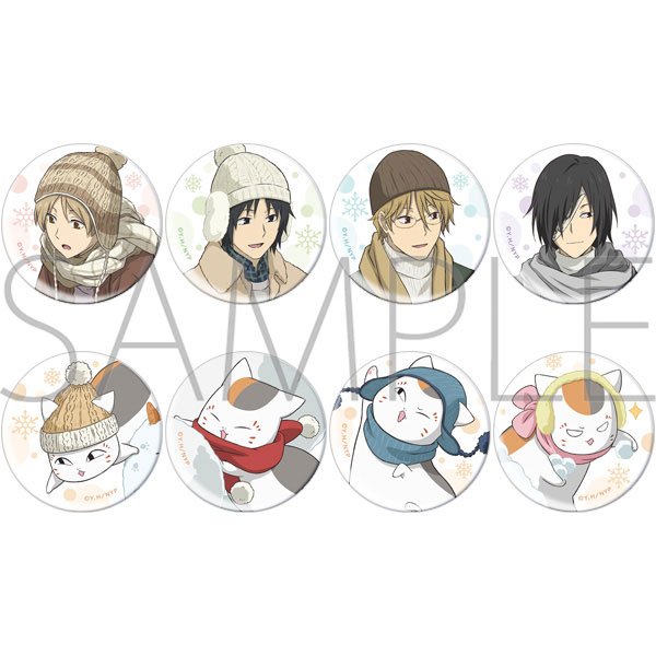 夏目友人帳 キャラバッジコレクション あったかコーデVer. 8個入りBOX