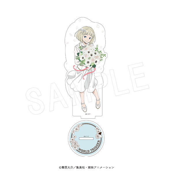ワールドトリガー 中外鉱業 ジャンフェス まとめ 氷見亜季 ワールドトリガー アクリルフィギュアスタンド Bouquet ver.2 氷見亜季
