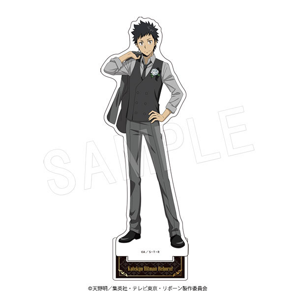 家庭教師ヒットマンREBORN！ アクリルフィギュアスタンド 黒スーツver