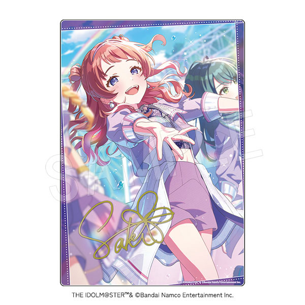 学園アイドルマスター サイン入りアクリルアートパネル 雨上がりの