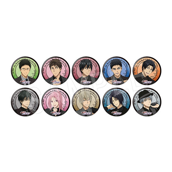 黒子のバスケ トレーディングホロ缶バッジ カフェ黒スーツ2025ver. 10個入りBOX[中外鉱業]《０４月予約》