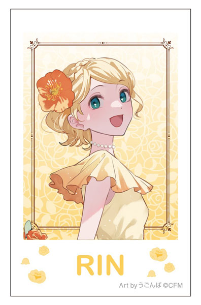 初音ミクシリーズ チェキプリント 鏡音リン パーティードレス Art by うごんば[ムービック]《０３月予約》