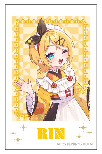 初音ミクシリーズ チェキプリント 鏡音リン 和風喫茶 Art by 羽々倉ごし[ムービック]《在庫切れ》