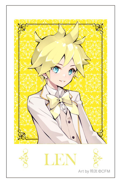 初音ミクシリーズ チェキプリント 鏡音レン 騎士 Art by 玲汰