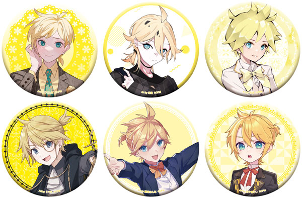 初音ミクシリーズ オーロラ缶バッジセット 鏡音レン[ムービック]《03