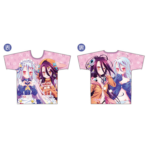 ノーゲーム・ノーライフ ゼロ 202511 フルグラフィックTシャツ 白＆シュヴィ L[グルーヴガレージ]《０３月予約》