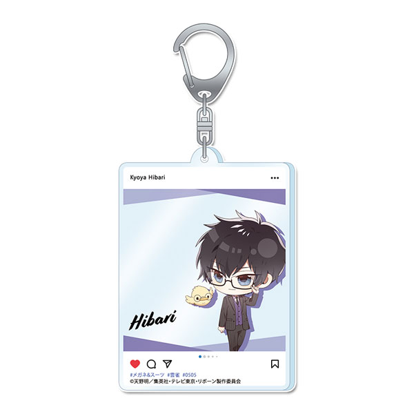 新商品　雲雀恭弥　キーホルダー　アクリルカード　シーズナルプランツ　REBORN 家庭教師ヒットマンREBORN!』家庭教師ヒットマンREBORN! だけキー 雲雀