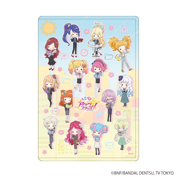 キャラクリアケース「アイカツスターズ！」06/オフィスガールver. 集合デザイン(グラフアートイラスト)[A3]《０３月予約》