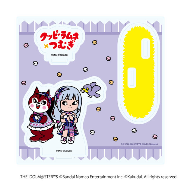アクリルスタンドプレート「アイドルマスター ミリオンライブ！×クッピーラムネ」03/白石紬×ラム(デフォルメイラスト)[A3]《０３月予約》
