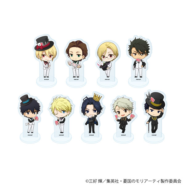 アクリルぷちスタンド「憂国のモリアーティ」13/トランプver. ミニキャライラスト 9個入りBOX[A3]《０３月予約》