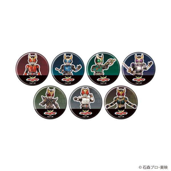缶バッジ「仮面ライダークウガ」02/グラフアートイラスト 7個入りBOX