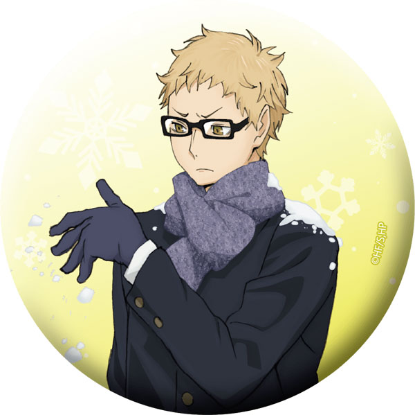 ハイキュー！！ グリッター缶バッジ 月島蛍[ムービック]《０２月予約》