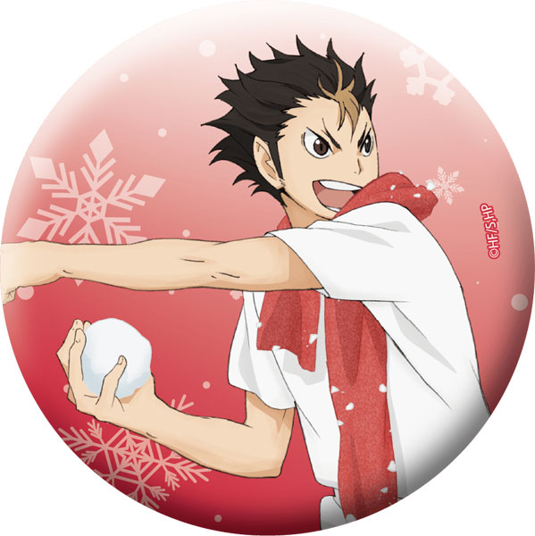 ハイキュー！！ グリッター缶バッジ 西谷夕[ムービック]《０２月予約》