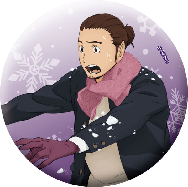 ハイキュー！！ グリッター缶バッジ 東峰旭[ムービック]《０２月予約》