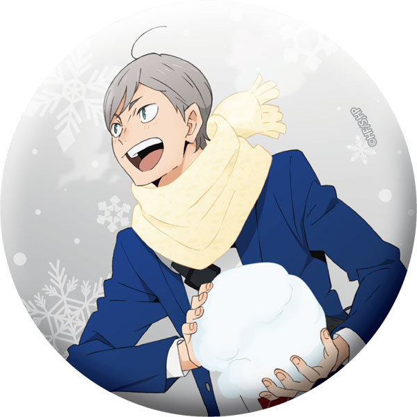 ハイキュー！！ グリッター缶バッジ 灰羽リエーフ[ムービック]《０２月予約》