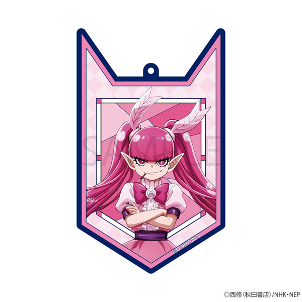 魔入りました！入間くん ステンドガラス風アクリルキーホルダー バチコ