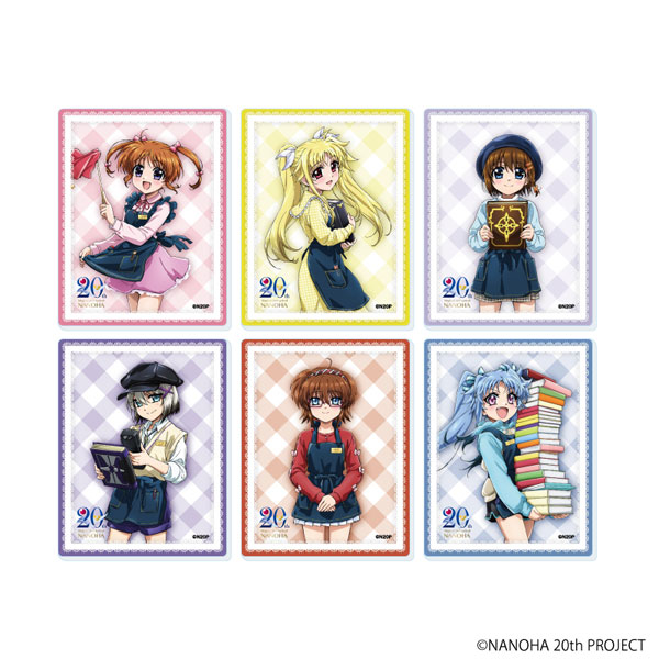 アクリルカード「魔法少女リリカルなのはシリーズ」02/描き下ろしイラスト 6個入りBOX