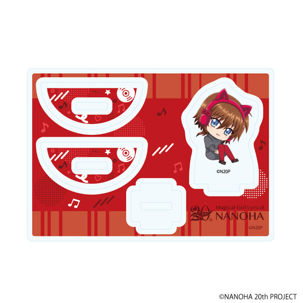 ゆらゆらアクリルスタンド「魔法少女リリカルなのはシリーズ」05/シュテル(ミニキャライラスト)[A3]《０３月予約》