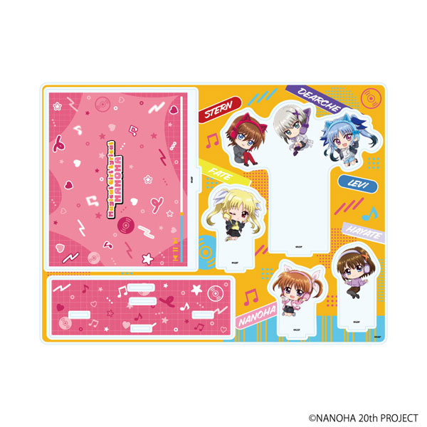 アクリルジオラマ「魔法少女リリカルなのはシリーズ」03/集合デザイン(ミニキャライラスト)[A3]《０３月予約》