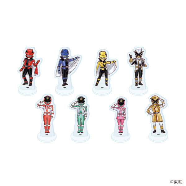 アクリルぷちスタンド「快盗戦隊ルパンレンジャーVS警察戦隊パトレンジャー」01/グラフアートイラスト 8個入りBOX