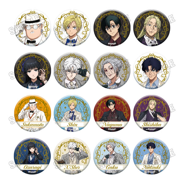 【即日発送】サカモトデイズ　メディコス 描き下ろし缶バッジ　全16種　コンプ TVアニメ『SAKAMOTO DAYS』 描き下ろし缶バッジコレクション[JF26] 16