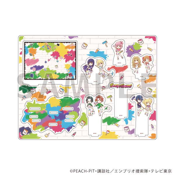 アクリルジオラマ「TVアニメ『しゅごキャラ！』」02/集合デザイン ペイントver.(グラフアートイラスト)[A3]《０３月予約》