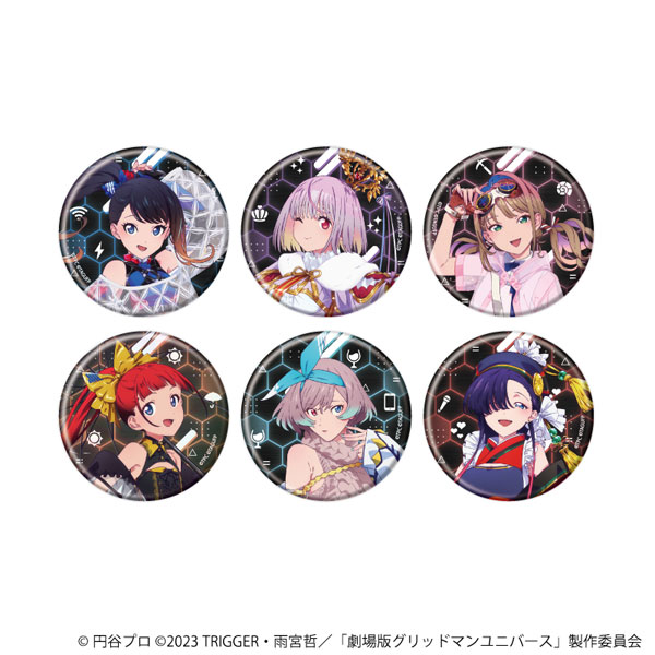 缶バッジ「グリッドマンユニバース」27/バーチャルライバーver. 描き下ろしイラスト 6個入りBOX[A3]《０３月予約》