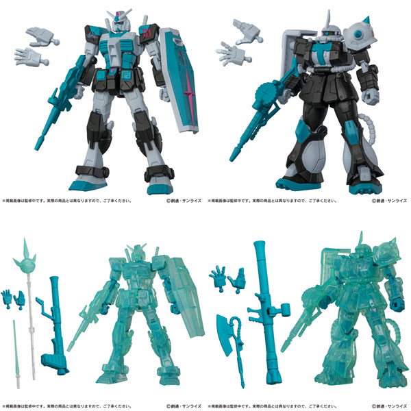 【中古】(本体A-/箱B)機動戦士ガンダム CAPSULE ACTION ～初音ミク color Ver.～ 全4種セット[バンダイ]《発売済・在庫品》