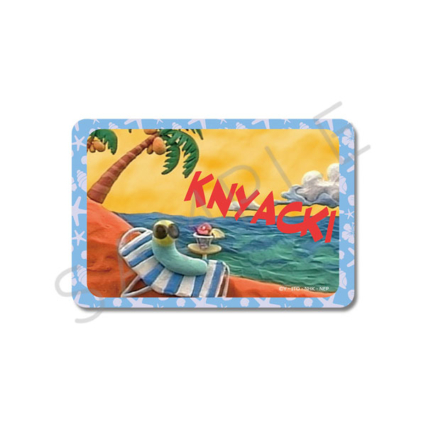 「ニャッキ！」 クリアカードステッカー デザインD[シンクイノベーション]《０４月予約》