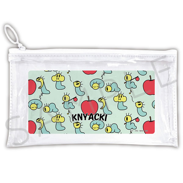 「ニャッキ！」 フラットクリアポーチ デザインC[シンクイノベーション]《０４月予約》