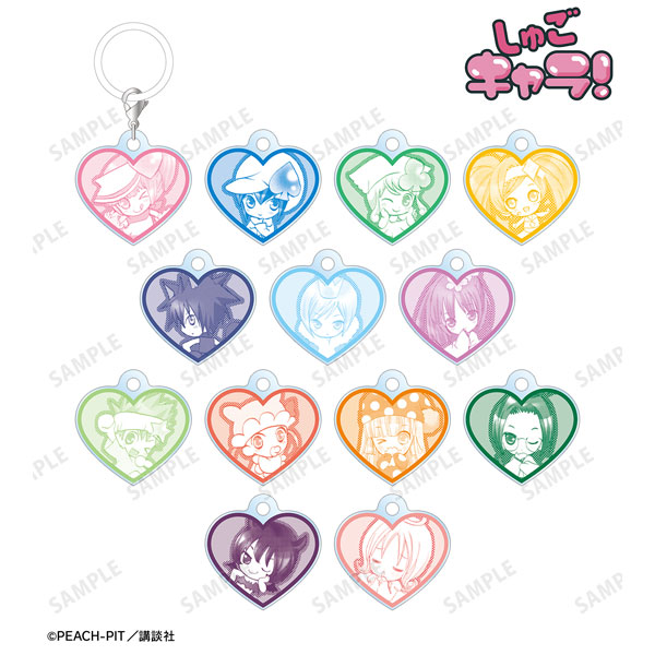 しゅごキャラ！ トレーディング原作コマ目印ミニアクリルチャーム vol.2　13個入りBOX