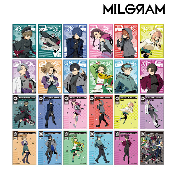 MILGRAM -ミルグラム- 描き下ろし アメコミ風ver. トレーディングブロマイド 24個入りBOX[アルマビアンカ]《在庫切れ》