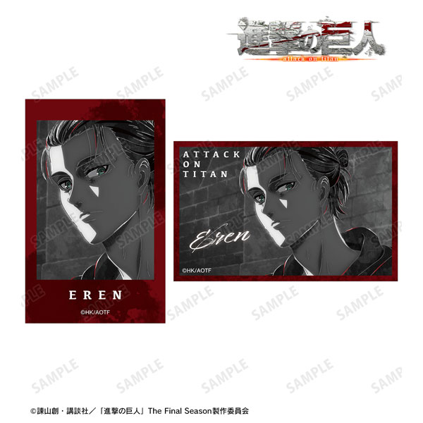 TVアニメ『進撃の巨人』 エレン Ani-Art BLACK LABEL 第2弾 イラストカード2枚セット[アルマビアンカ]《０４月予約》