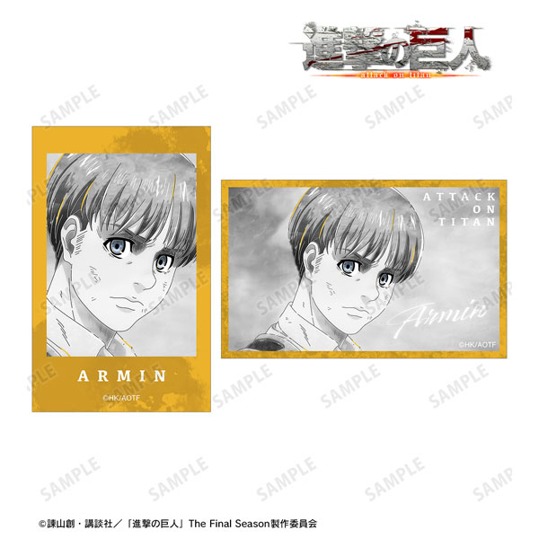 TVアニメ『進撃の巨人』 アルミン Ani-Art BLACK LABEL 第2弾 イラストカード2枚セット[アルマビアンカ]《０４月予約》