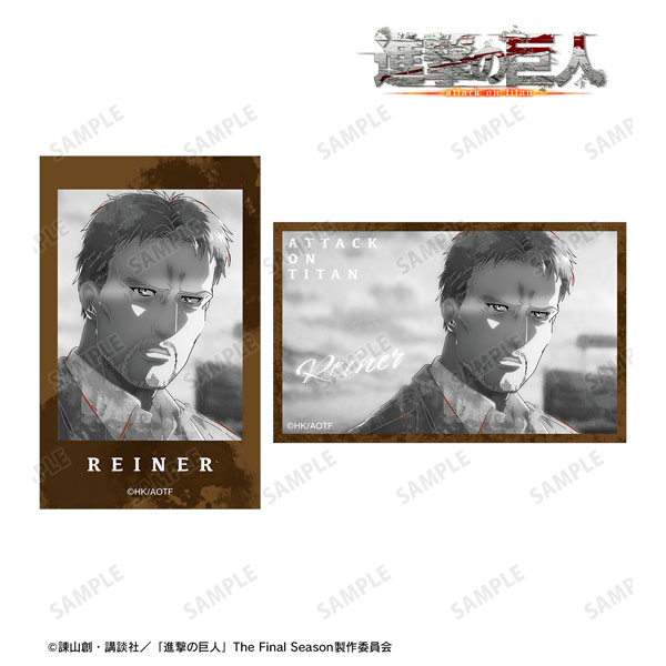 TVアニメ『進撃の巨人』 ライナー Ani-Art BLACK LABEL 第2弾 イラストカード2枚セット[アルマビアンカ]《０４月予約》